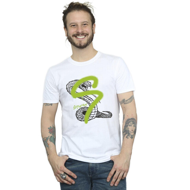Li-cense Harry potter heren slytherin pop spray t-shirt UTBI31175_white large