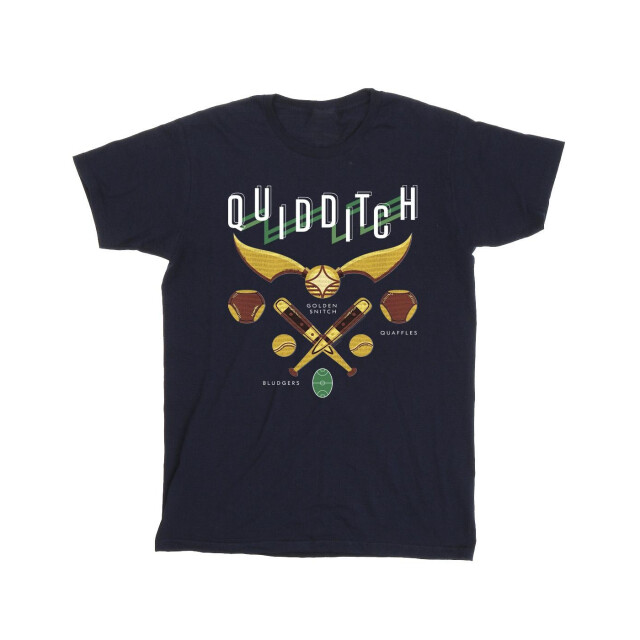 Li-cense Harry potter heren zwerkbal bludgers quaffles t-shirt UTBI31106_navyblue large