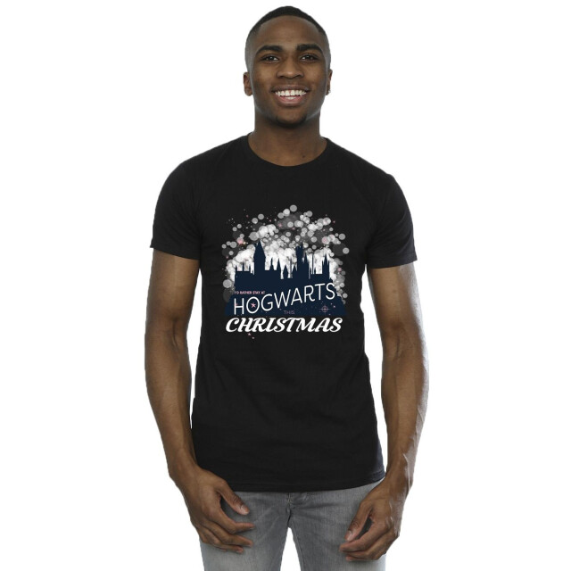 Li-cense Harry potter heren zweinstein kerstmis t-shirt UTBI30947_black large