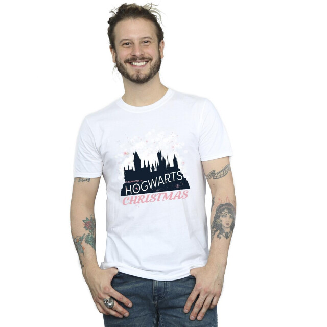 Li-cense Harry potter heren zweinstein kerstmis t-shirt UTBI30947_white large