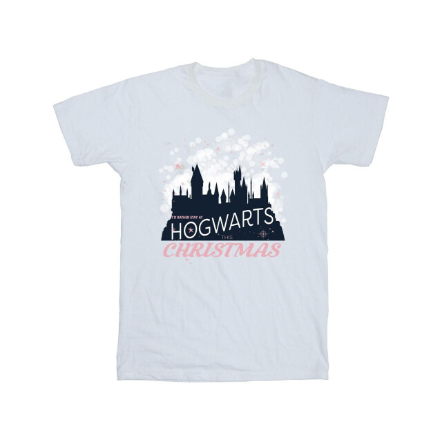 Li-cense Harry potter heren zweinstein kerstmis t-shirt UTBI30947_white large
