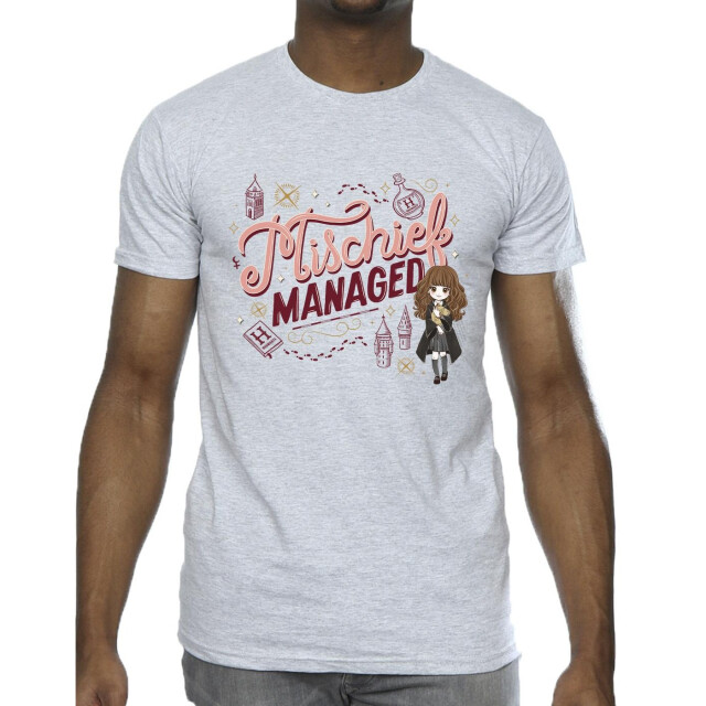 Li-cense Harry potter heren ondeugend beheerst hermelien t-shirt UTBI30860_sportsgrey large