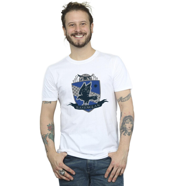 Li-cense Harry potter heren ravenclaw borstembleem t-shirt UTBI30844_white large