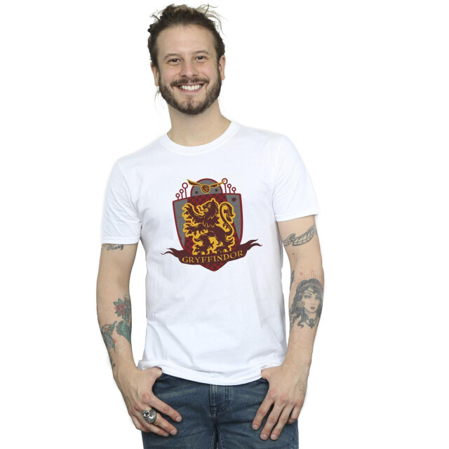 Li-cense Harry potter heren gryffindor borstembleem t-shirt UTBI30798_white large