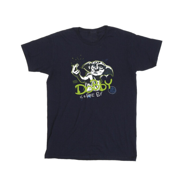 Li-cense Harry potter heren dobby een gratis elf t-shirt UTBI30760_navyblue large