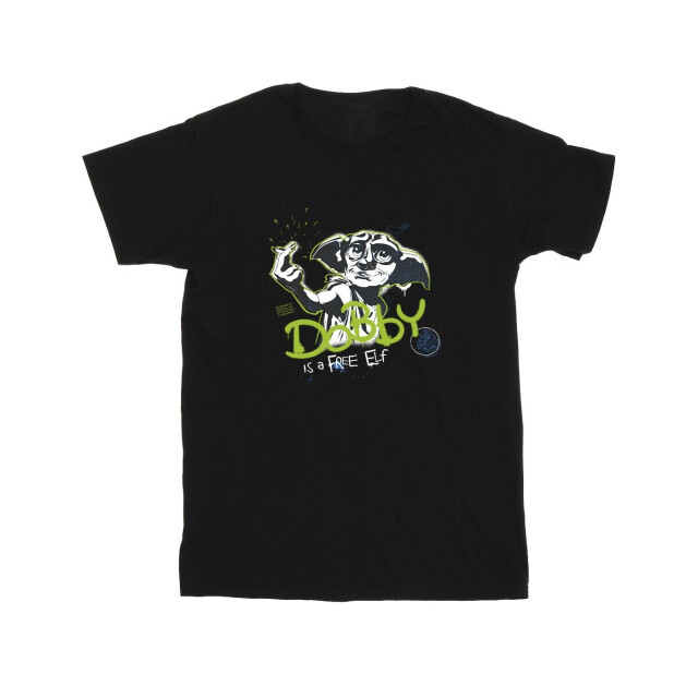 Li-cense Harry potter heren dobby een gratis elf t-shirt UTBI30760_black large