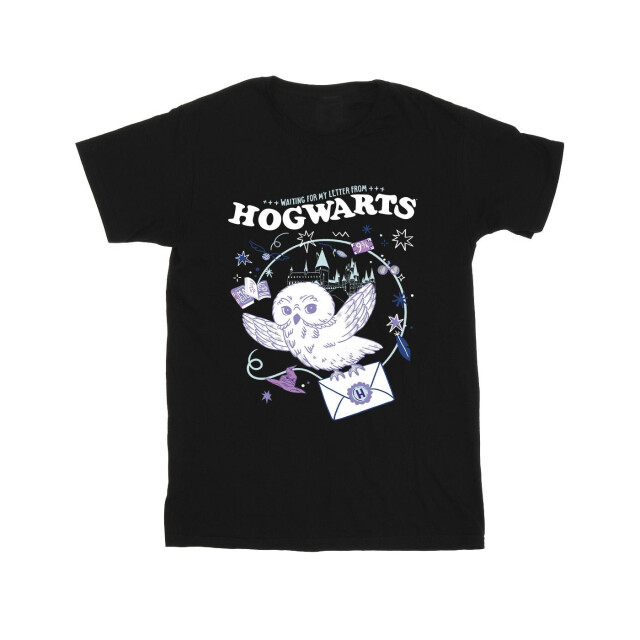 Li-cense Harry potter heren uil brief van zweinstein t-shirt UTBI30741_black large