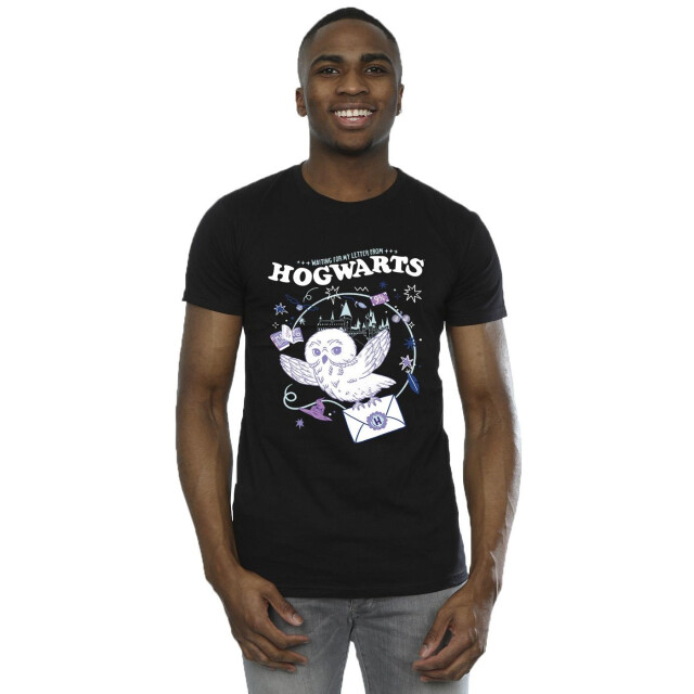 Li-cense Harry potter heren uil brief van zweinstein t-shirt UTBI30741_black large