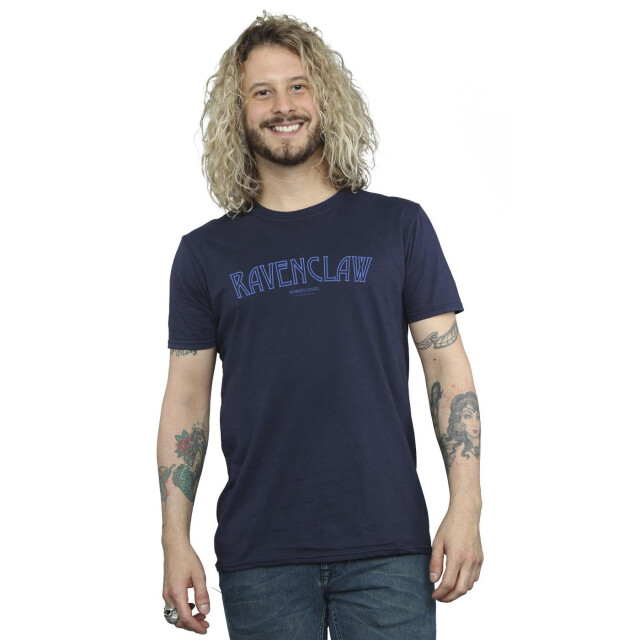 Li-cense Harry potter heren ravenclaw logo t-shirt UTBI30631_navyblue large