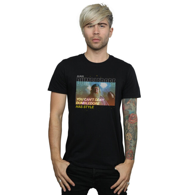 Li-cense Harry potter heren perkamentus stijl t-shirt UTBI30583_black large
