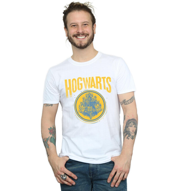 Li-cense Harry potter heren hogwarts cirkel kuifje t-shirt UTBI30564_white large