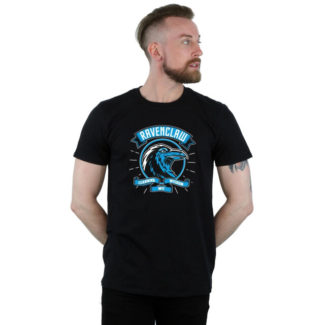 Li-cense Harry potter heren ravenclaw toon crest t-shirt UTBI30525_black large