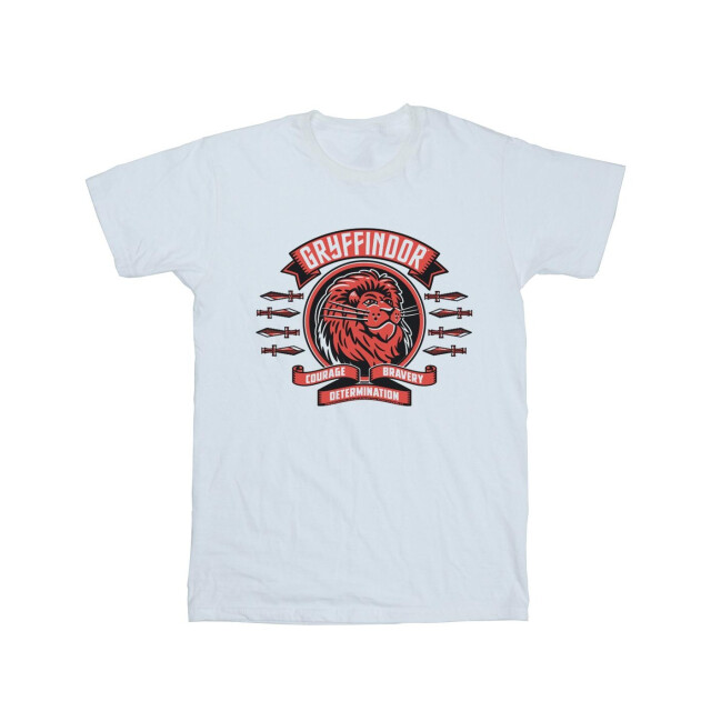 Li-cense Harry potter heren gryffindor toon crest t-shirt UTBI30490_white large