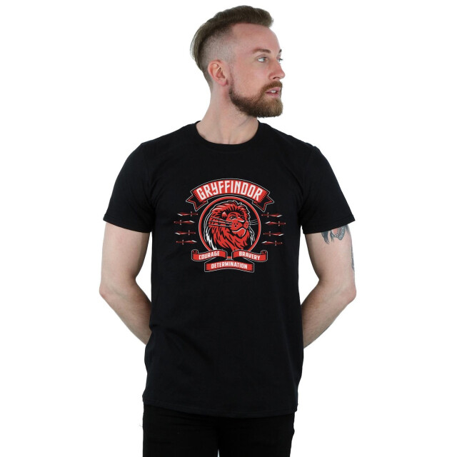 Li-cense Harry potter heren gryffindor toon crest t-shirt UTBI30490_black large