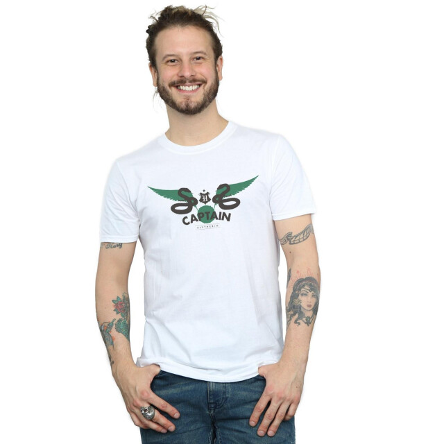 Li-cense Harry potter heren slytherin kapitein t-shirt UTBI30295_white large