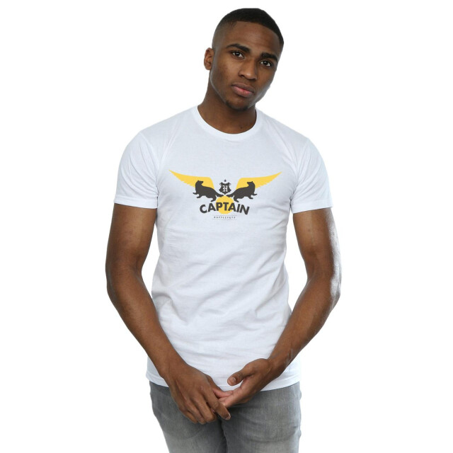 Li-cense Harry potter heren hufflepuff kapitein t-shirt UTBI30296_white large