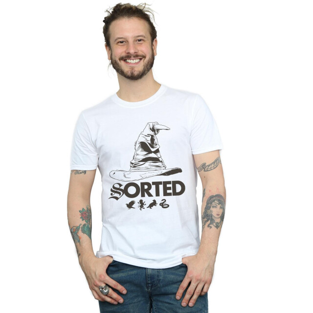 Li-cense Harry potter heren sorteerhoed t-shirt UTBI30457_white large