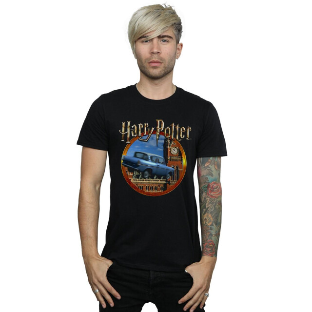 Li-cense Harry potter heren vliegende auto t-shirt UTBI30239_black large