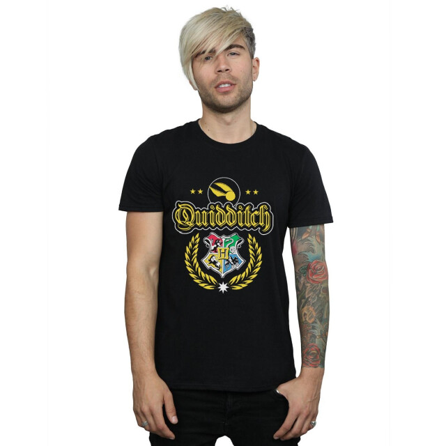 Li-cense Harry potter heren zwerkbal crest t-shirt UTBI30218_black large