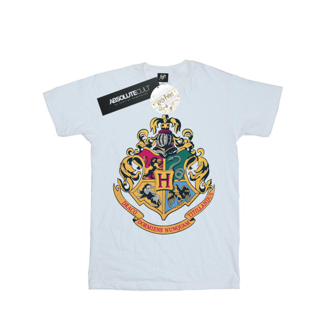 Li-cense Harry potter heren hogwarts crest goud inkt t-shirt UTBI30118_white large
