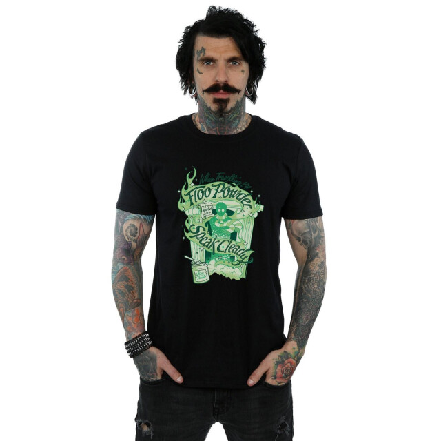 Li-cense Harry potter heren floo powder t-shirt UTBI29988_black large