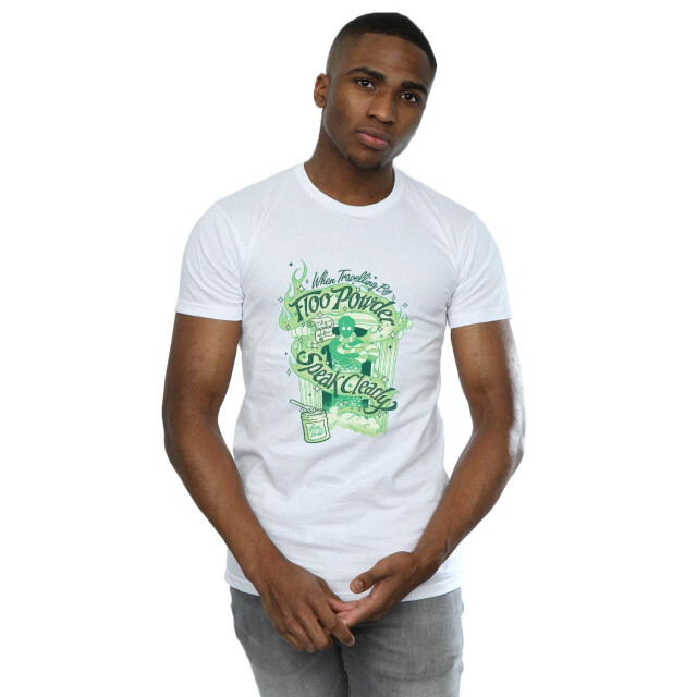 Li-cense Harry potter heren floo powder t-shirt UTBI29988_white large