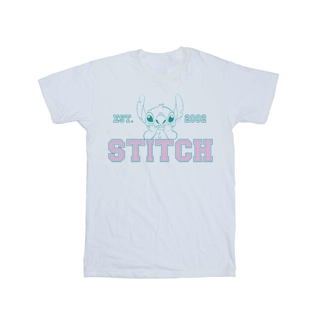 Li-cense Disney meisjes lilo en stitch collegiaal pastelkatoenen t-shirt UTBI50683_white large