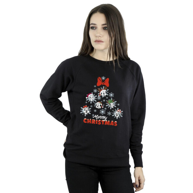 Li-cense Disney dames mickey mouse and friends kerstboom sweatshirt UTBI29363_black large