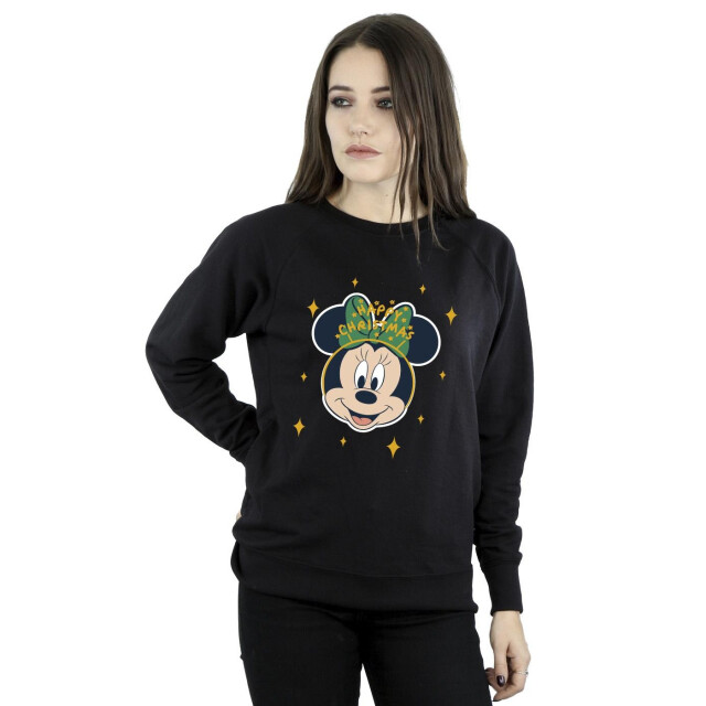 Li-cense Disney dames minnie mouse vrolijk kerstmis sweatshirt UTBI29294_black large