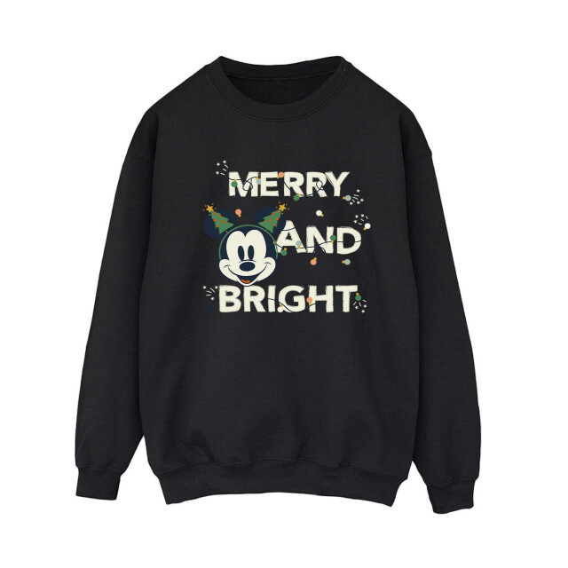 Li-cense Disney dames mickey mouse merry & bright sweatshirt UTBI29270_black large