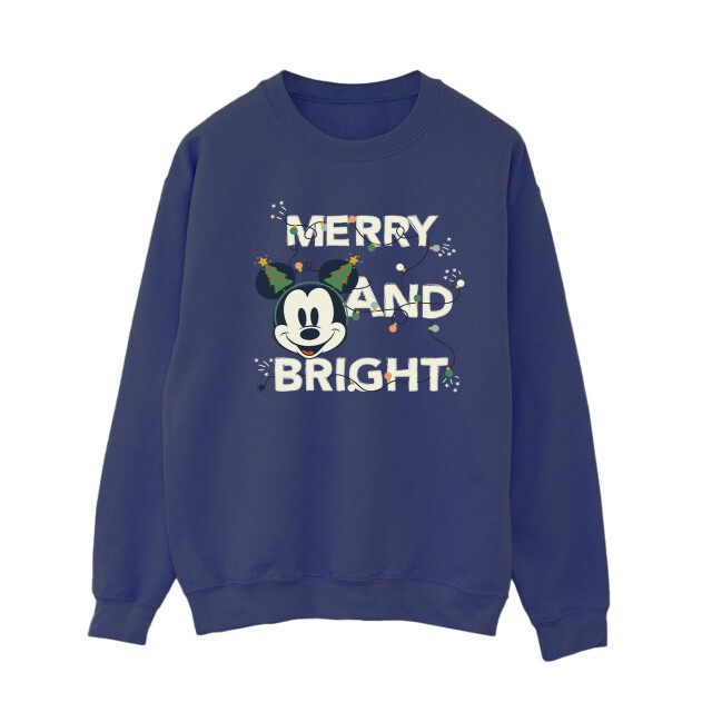 Li-cense Disney dames mickey mouse merry & bright sweatshirt UTBI29270_navyblue large