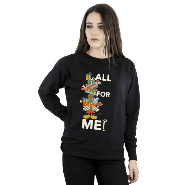 Li-cense Disney dames mickey mouse presents all for me sweatshirt UTBI29340_black large