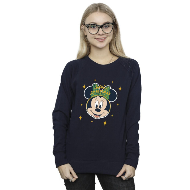 Li-cense Disney dames minnie mouse vrolijk kerstmis sweatshirt UTBI29294_navyblue large