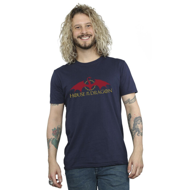 Li-cense Game of thrones: house of the dragon heren draak logo t-shirt UTBI28858_navyblue large