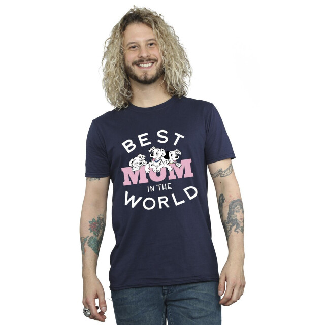 Li-cense Disney heren 101 dalmatiërs beste moeder ter wereld t-shirt UTBI28893_navyblue large