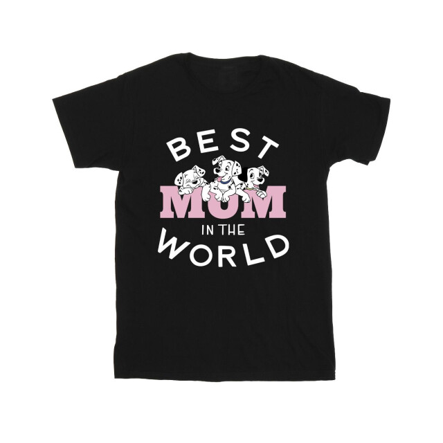 Li-cense Disney heren 101 dalmatiërs beste moeder ter wereld t-shirt UTBI28893_black large