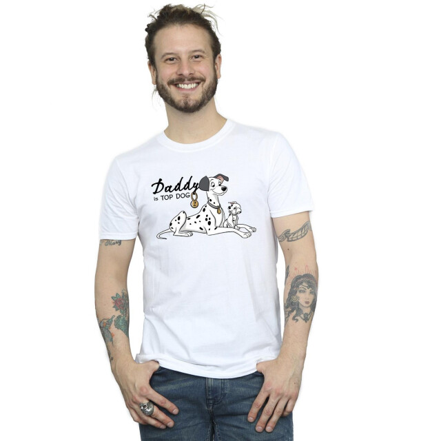 Li-cense Disney heren 101 dalmatiërs top hond t-shirt UTBI28929_white large