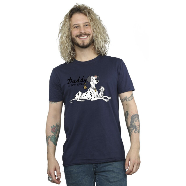 Li-cense Disney heren 101 dalmatiërs top hond t-shirt UTBI28929_navyblue large