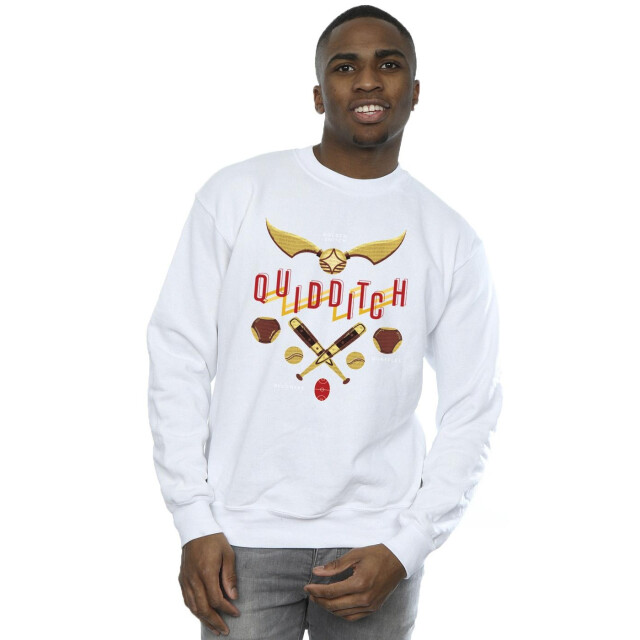 Li-cense Harry potter heren zwerkbal gouden snaai sweatshirt UTBI28977_white large
