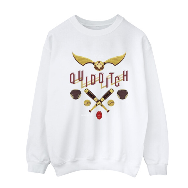 Li-cense Harry potter heren zwerkbal gouden snaai sweatshirt UTBI28977_white large
