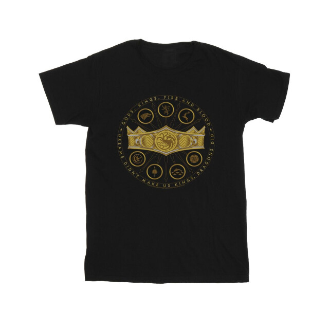 Li-cense Game of thrones: house of the dragon heren goden koningen vuur en bloed t-shirt UTBI28839_black large
