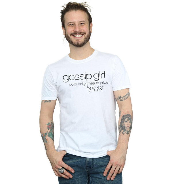 Li-cense Gossip girl heren populariteit heeft zijn prijs t-shirt UTBI28788_white large