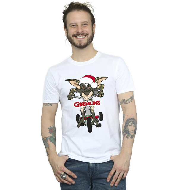 Li-cense Gremlins heren fiets logo t-shirt UTBI28771_white large