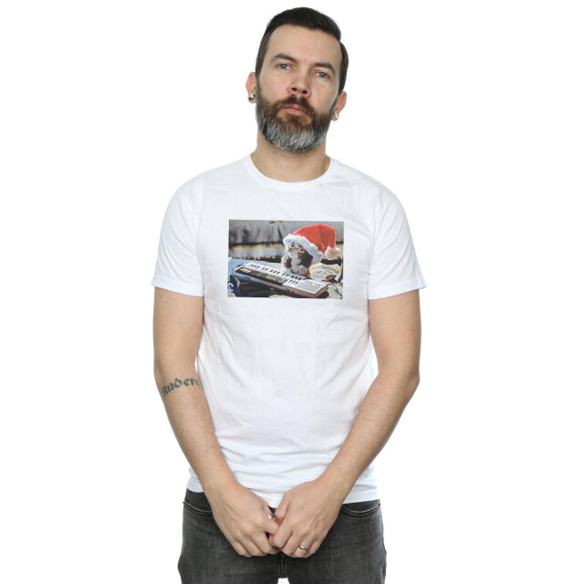 Li-cense Gremlins heren mogwai kerst hoed t-shirt UTBI28730_white large
