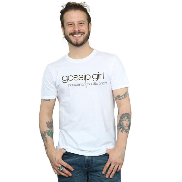 Li-cense Gossip girl heren klassiek logo t-shirt UTBI28786_white large