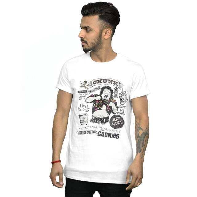 Li-cense The goonies heren chunk jerk alert t-shirt UTBI28618_white large