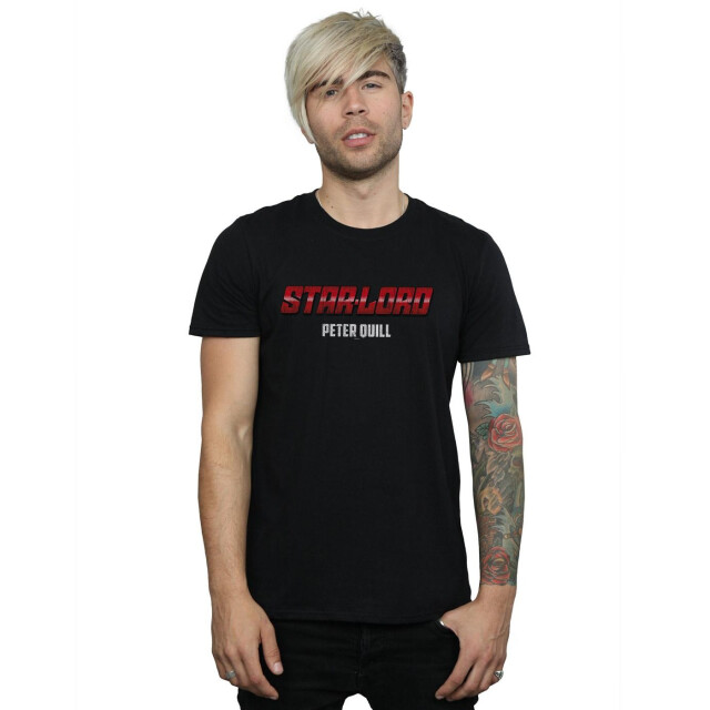 Li-cense Marvel heren star lord aka peter quill t-shirt UTBI28584_black large
