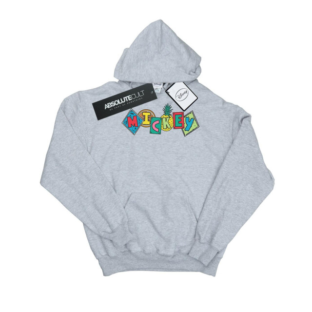 Li-cense Disney dames mickey mouse fruit blocks hoodie UTBI11011_sportsgrey large