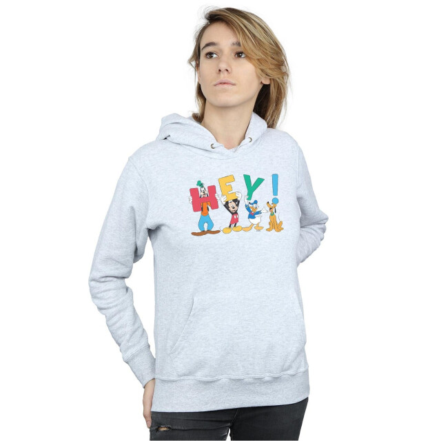 Li-cense Disney dames mickey mouse friends hey hoodie UTBI11009_sportsgrey large