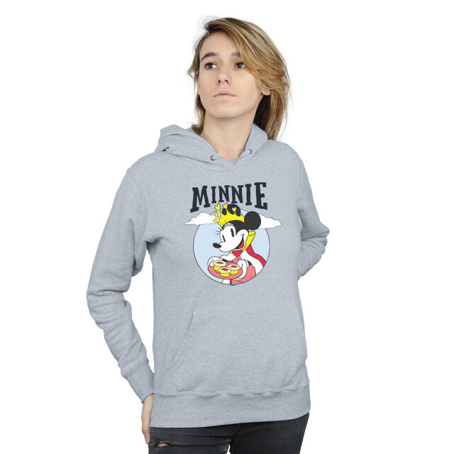 Li-cense Disney dames minnie mouse queen hoodie UTBI11010_sportsgrey large